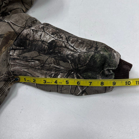 Carhartt Kids Realtree Camo Quilted Lined Canvas Hooded Active Jacket Sz 3T