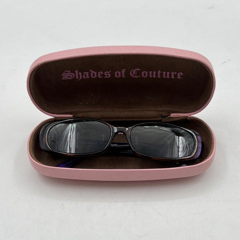 Juicy Couture Women's Purple Tortoise Sophie/S Sunglasses Pink Case Sz 54-16