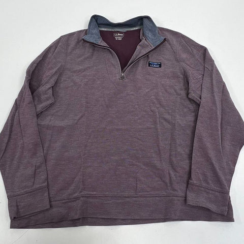 Lot 3x LL Bean Mens Pullover Fleece Jacket Chamois Shirt Lot Sz L-XL