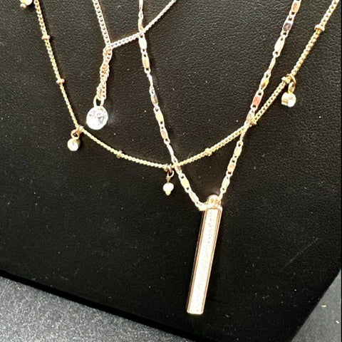 Gold Tone Celestial Butterfly Faux Pearl Fashion Jewelry Necklaces Lot of 12
