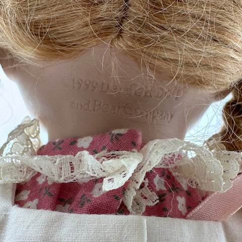 Delafield Doll & Bear Co Mary Beth 18" Sherri Buck Baldwin 1999 Doll With Tag