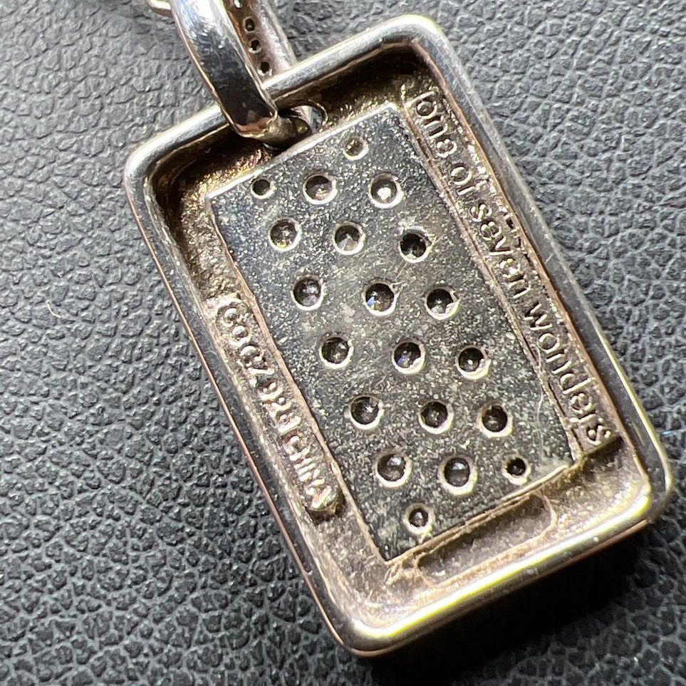 925 Sterling Silver CZ Eternal Hope Pendant Necklace