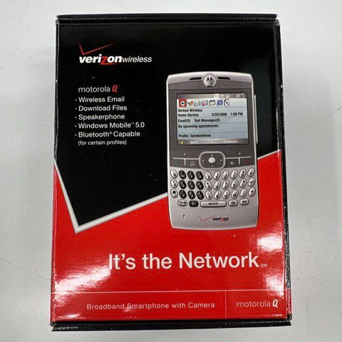 Vintage Verizon Cell Phone Lot 4pc Motorola Q HTC Thunderbolt LG Cosmos Untested