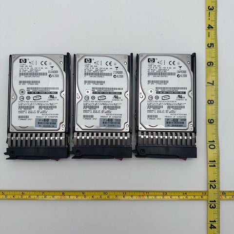 HP DG072BAAJA 72GB 10K SAS 2.5" Hard Drive 459512-001 Lot of 3 Not Tested As-Is