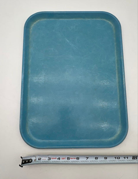 SiLite Chicago Serving Tray Fiberglass Blue 16x12 Restaurant Cafeteria Vintage