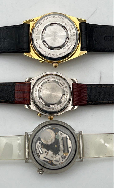 Vintage Looney Tunes Armitron Musical Watches Lot of 3 Sylvester Tweety Bird