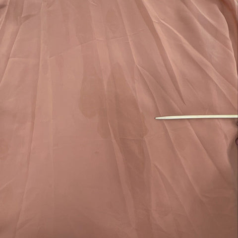 Jenny Yoo Women's Priya Gown Peach Cinnamon Rose Deep V-Neck Dress Sz 4