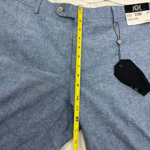 Joseph Abboud Men's Blue Linen Blend Textured Dress Pants 38x32 NWT