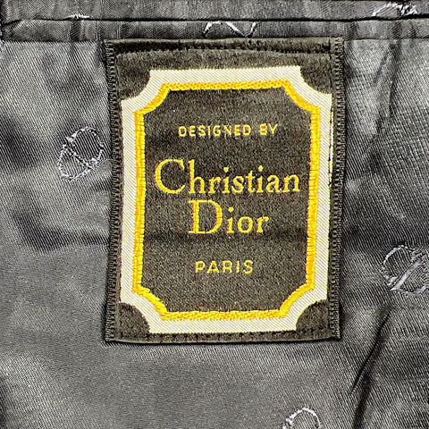 Vintage 90s Christian Dior Men's Navy Pinstripe Suit 35x32