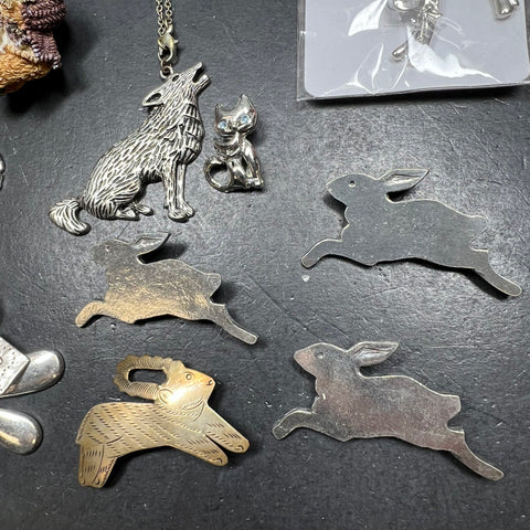 Animal & Insects Jewelry Bracelets Rings Necklaces Lot Assorted Pieces