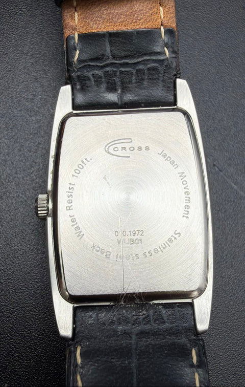 Cross Nissan Owner First Award Watch Tonneau Tank Blue Hands Leather