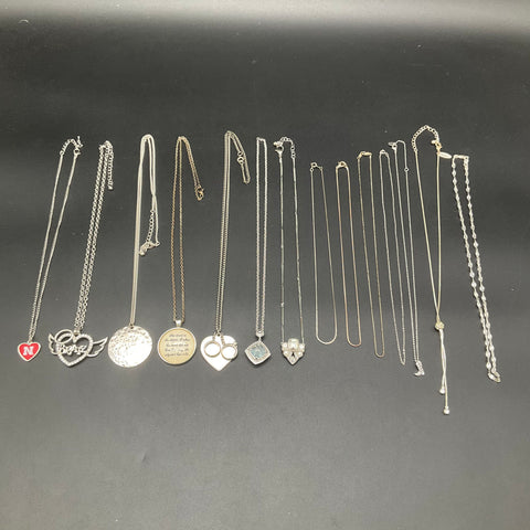 Fashion Costume Jewelry Lot 14 Necklaces Bratz Heart Statement Pendants