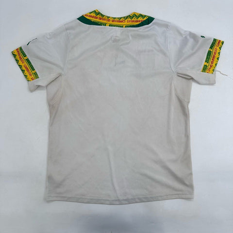 Puma Cameroon National Team 2012-2013 Away Soccer Jersey White Mens Sz L