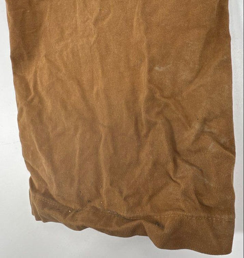 Carhartt Brown Washed Duck Loose Fit Bib Overalls Kids' Size XXL (20)