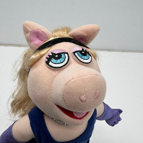 2004 Sababa Toys The Muppets Miss Piggy Plush Doll Jim Henson Vintage 14"