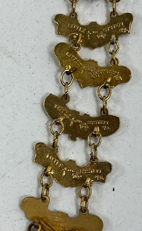 Lot of 2 Vintage Little's System Methodist Sunday School Enamel Pins 10 & 11 Yr