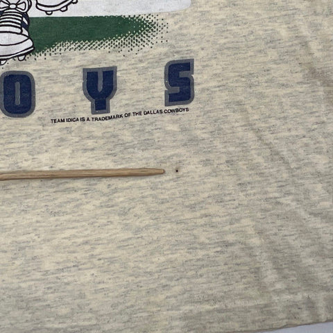 Vintage 1993 Looney Tunes Dallas Cowboys T-Shirt Single Stitch Changes Sz L