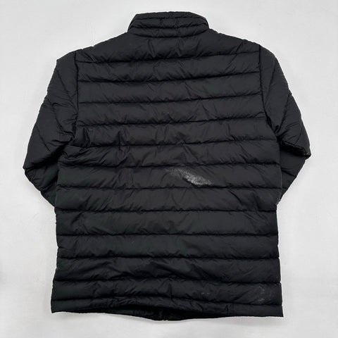 Patagonia Kids Down Sweater Puffer Jacket Black Full Zip Size L 12