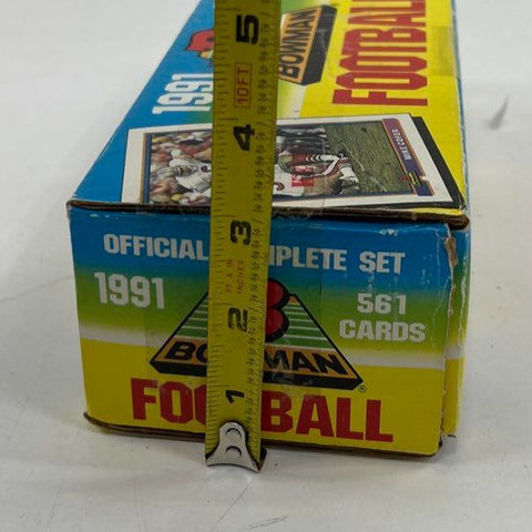 Vintage 90s 1991 Bowman Football Cards Complete Set 561 Topps + Bonus Cards