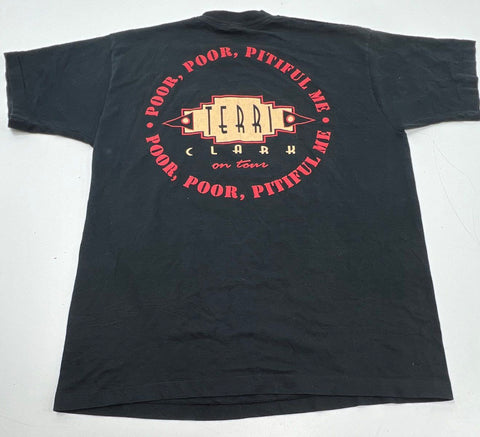 Vintage 1996 Terri Clark Poor Poor Pitiful Me On Tour T-Shirt XL