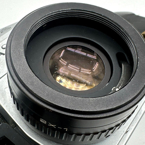 Vintage Yashica TL Electro X 35mm SLR Film Camera Body With Teleconverter