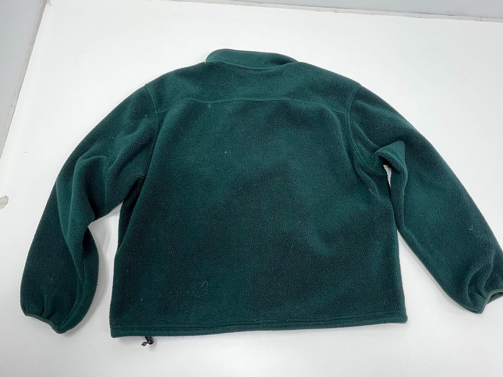 Vintage L.L. Bean Green Full Zip Fleece Jacket Adult Size XL?