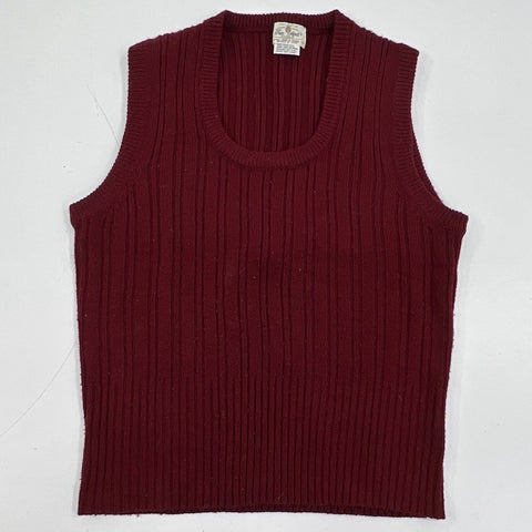 Vintage 70s 80s Lot of 3 Jersild Sweater Vest Cardigan Ribbed Knit Sz M L