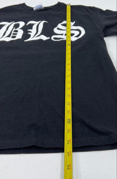 Vintage 2003 Black Label Society Skull Logo T-Shirt Bravado Double Stitch Sz L