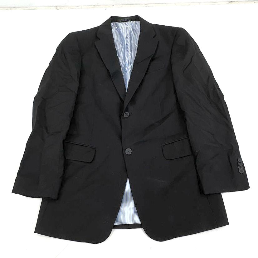Tommy Hilfiger Black 100% Wool Two Button Blazer Sport Coat Men's Size 38R