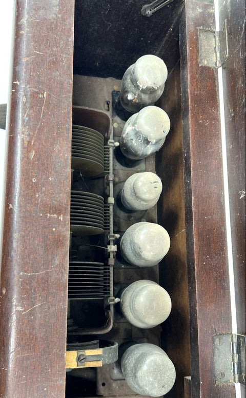 Vintage 1920s RCA Radiola 18 Antique Tube Radio Wood Case For Parts Repair
