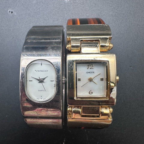 Chico's Geneva Vernier Maxim Charles Bernard Fashion Watch Jewelry Lot of 5