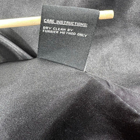 Jones New York Women's Black Faux Fur Hooded Long Coat Jacket Size S