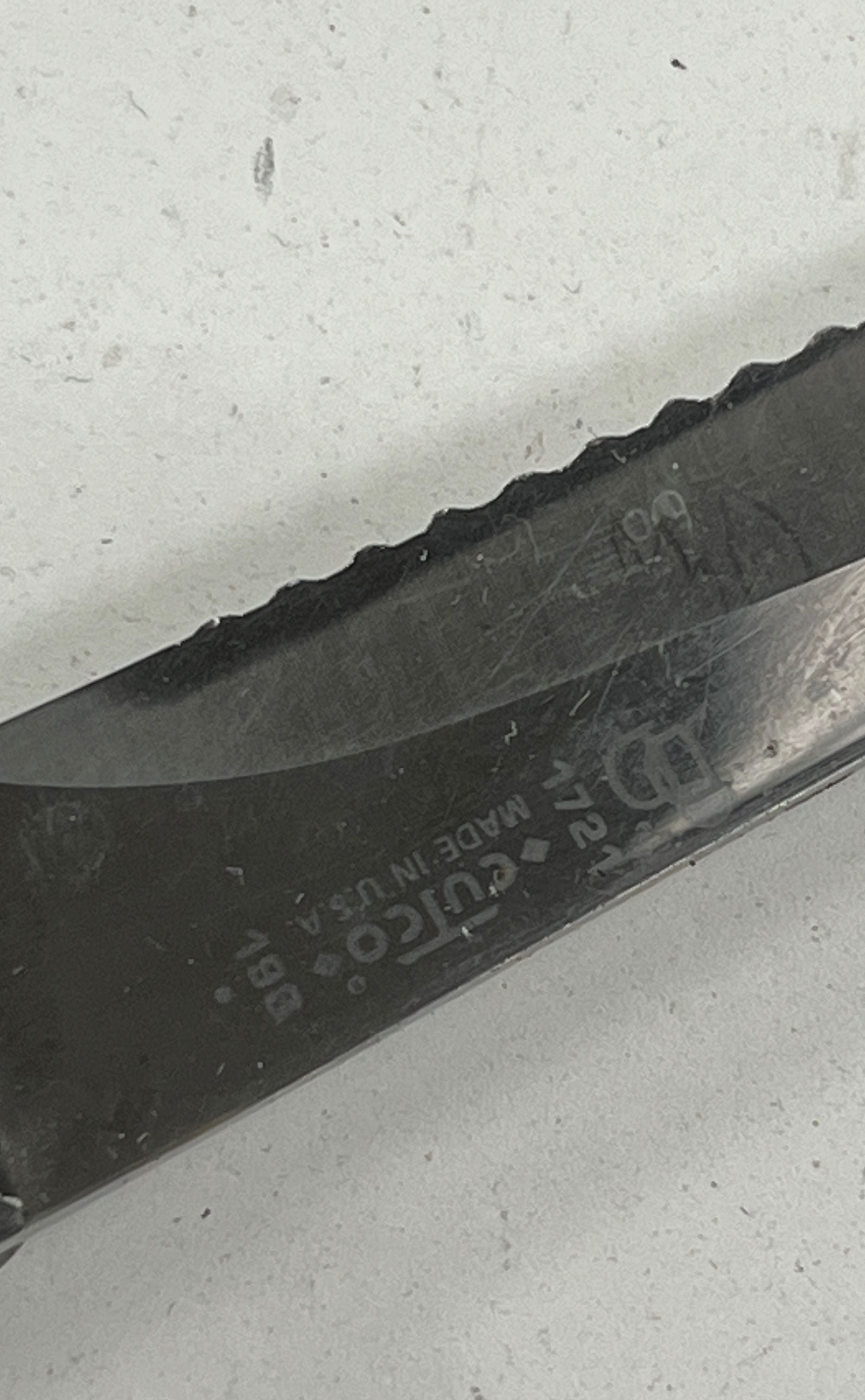 Vintage Cutco Full Tang Trimmer 1721 198 Black