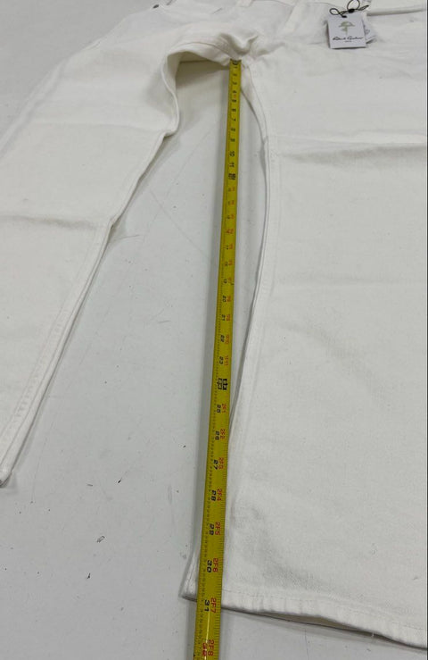 Robert Graham Men's NWT Palin Tailored Kipling White Denim Jeans Size 35