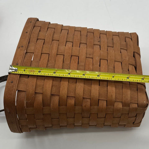 Longaberger Basket Lot 4 Pieces Century Celebration 2000 Lidded Wall Basket