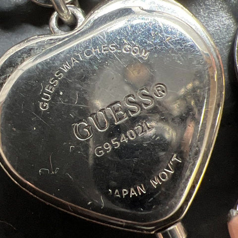 Guess Shoe Bag Charm Bracelet Heart Watch New Battery
