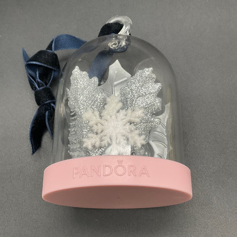Pandora 2019 Winter Wonderland Ornament & Sterling Silver Charm Set
