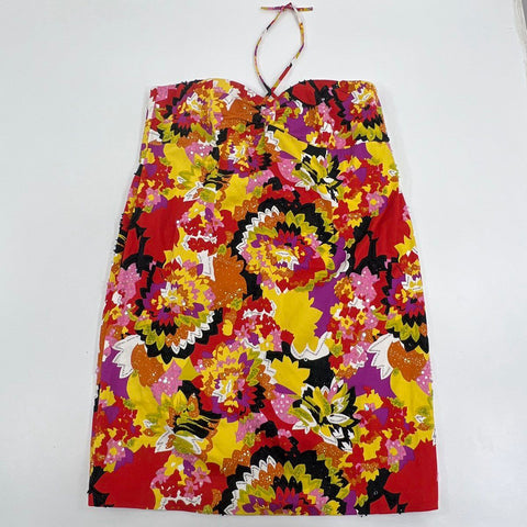NWT Vintage Y2K Victoria Royal Women's Multicolor Floral Sequin Dress Sz 18L