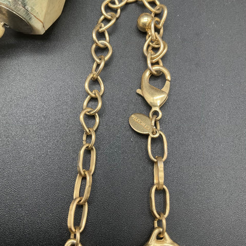 Chico's Boho Statement Jewelry Lot of 8 Necklaces Pendants Gold Silver Tone