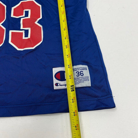 Vintage 90s Grant Hill Detroit Pistons Champion NBA Basketball Jersey Sz 36