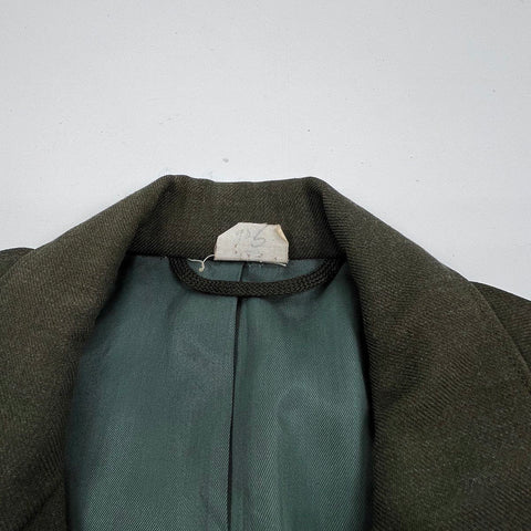 Vintage USMC Alpha Green Service Dress Jacket Sergeant Rank Patches Sz 39L