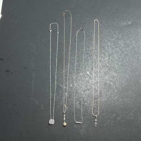 925 Sterling Silver Pendant Necklaces Assorted Styles 12.87g