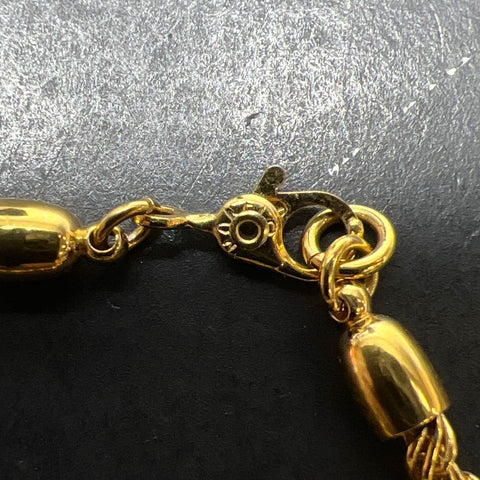 2 Monet Gold Tone Chain Necklaces