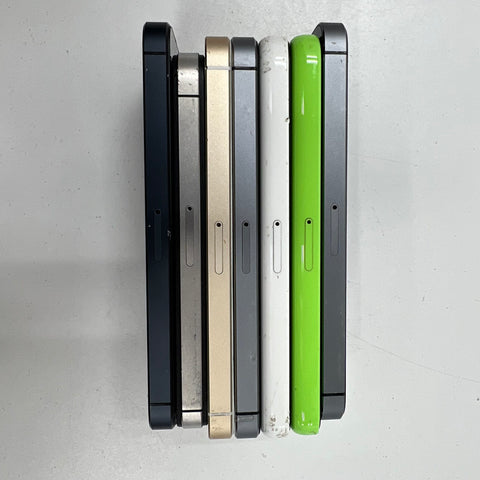 Apple iPhone 4S 5 5c 5s SE Lot of 7 Smartphones Passcode Locked For Parts