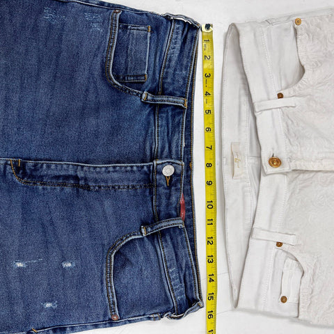 Pilcro 7 For All Mankind Free People Women's Pants Skirt Lot Sz 31 Tall