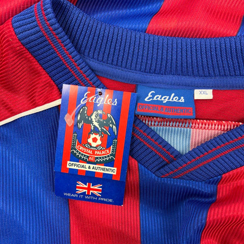 Vintage Y2K Eagles Men's Crystal Palace FC Soccer Jersey Red Blue NWT Sz XXL
