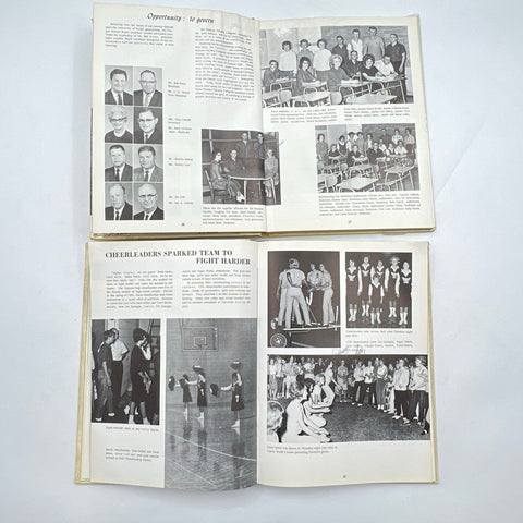 Canyon TX High School Yearbooks 1963 1964 Soaring Wings 2 Piece Vintage Lot