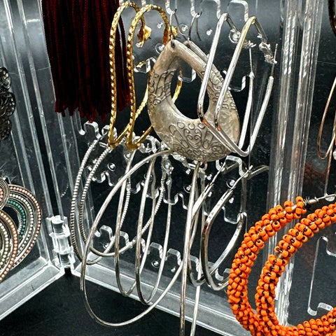 Statement Fashion Boho Style Hoops Tassels Beaded Earrings Jewelry Lot of 25+