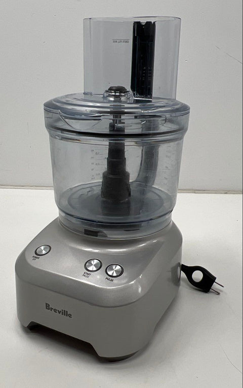 Breville 12-Cup Food Processor Silver Base With Blades For Parts Only