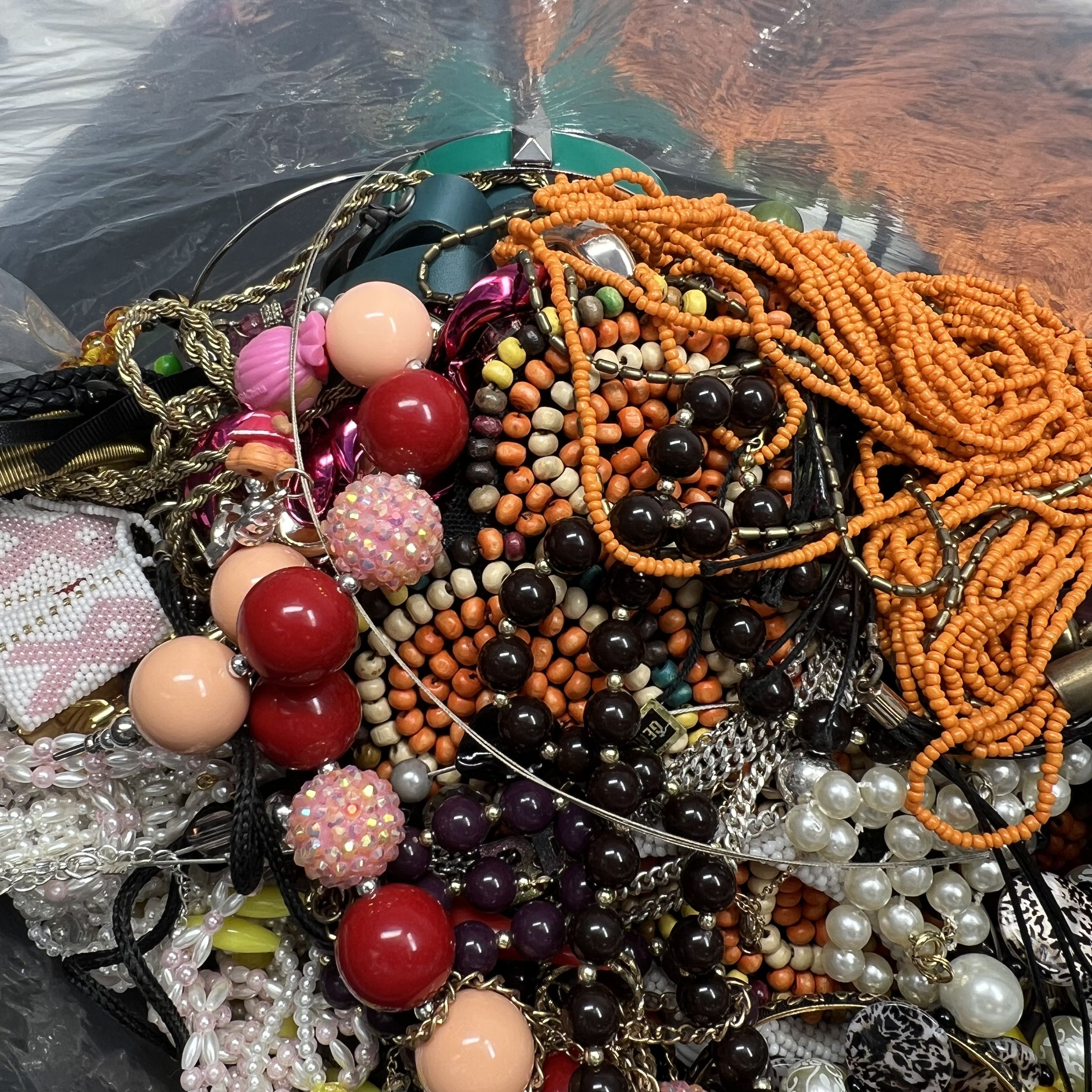 5LB Wearable Costume Jewelry Mixed Items Bag